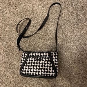 Vera Bradley houndstooth crossbody bag
